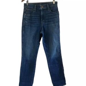 J CREW Womens Size 27 High Rise Medium Wash Stretch Classic Vintage Jeans Pants